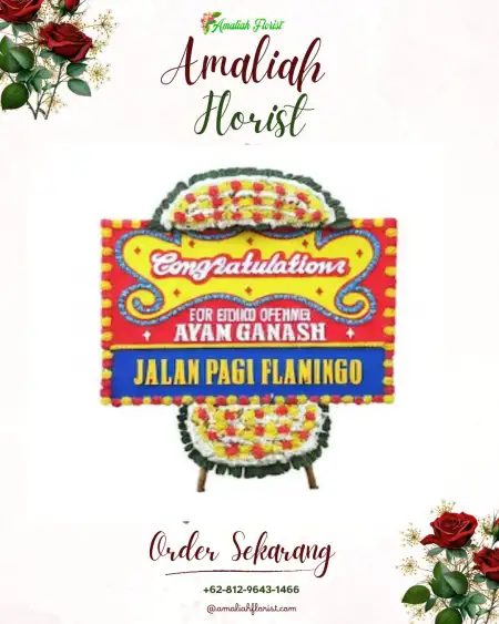 Sewa Papan Bunga Benjeng